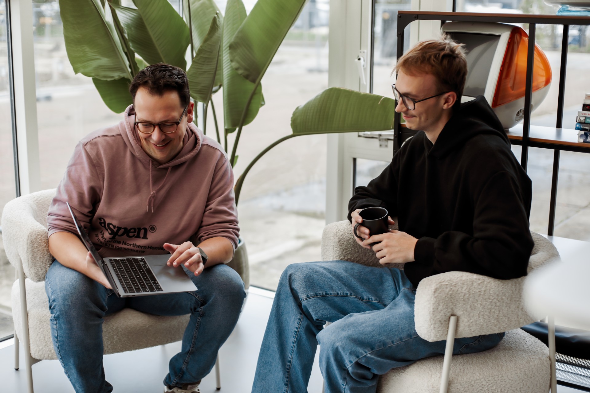 Werkoverleg tussen onze developers